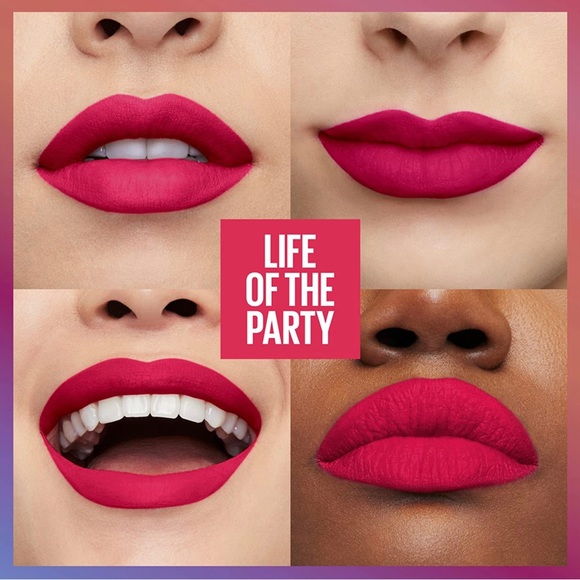Set of 2 Maybelline Super Stay Matte Ink Lipstick - 390 Life of the Party - Picture 2 of 2